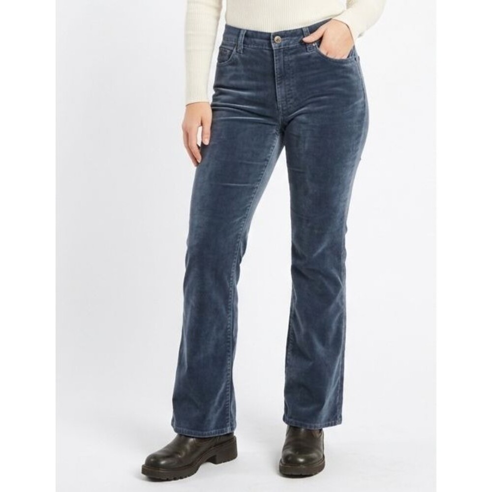 Vtg 2000 GAP 1969 Velvet Bootcut Pants 16A Blue Y2K Soft Velour Flare Rare EUC